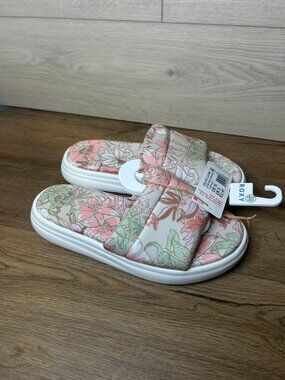 Roxy Gelato Lux Women’s Pink Platform Sandals Slip On Casual Shoes Size 10 NWT